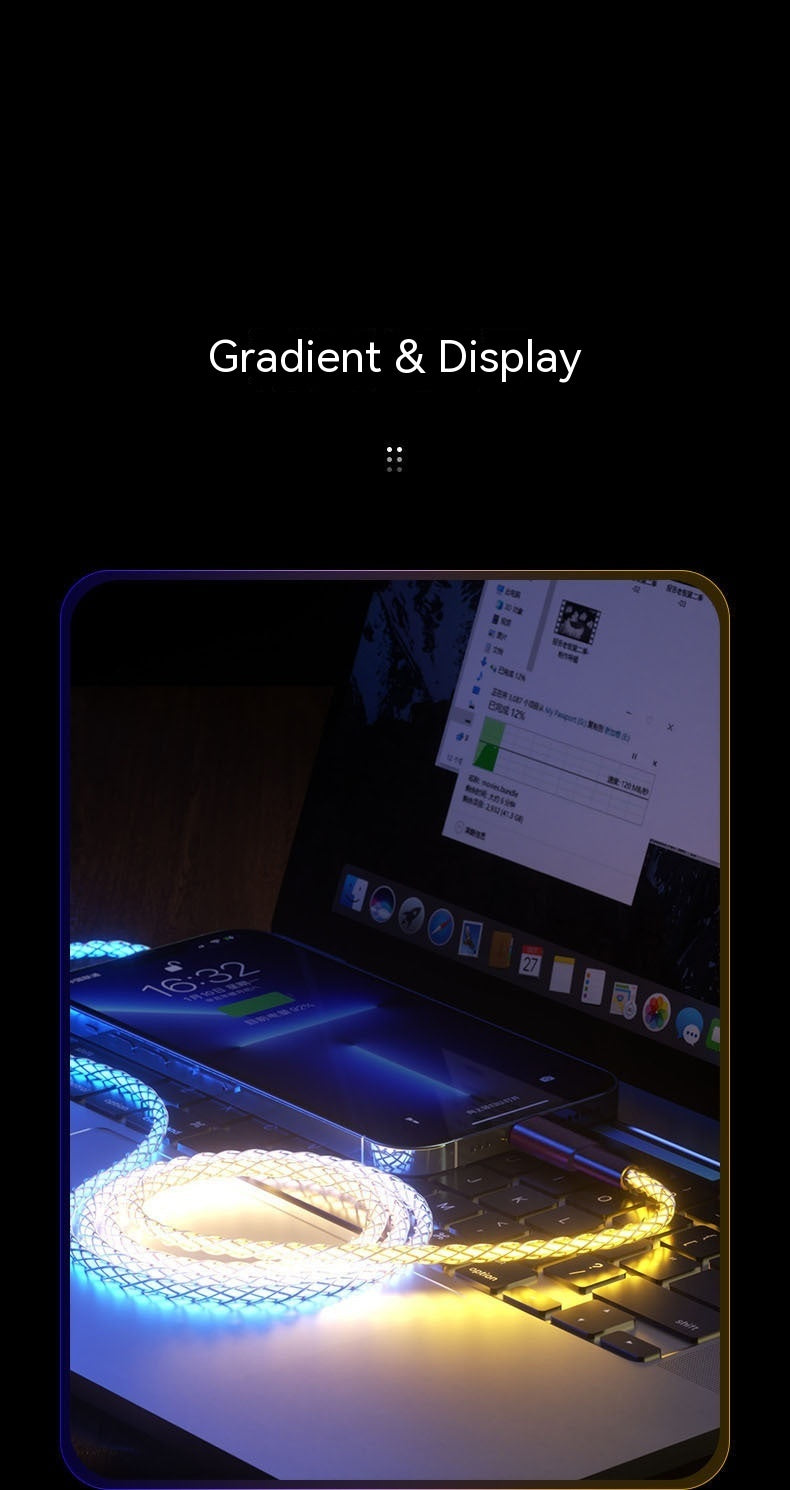 RGB Charging Data Cable Magic Color RGB Charging Data Cable Magic Color